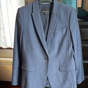 Banana Republic women's navy single-button blazer